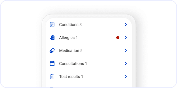 Check medical records on the go
